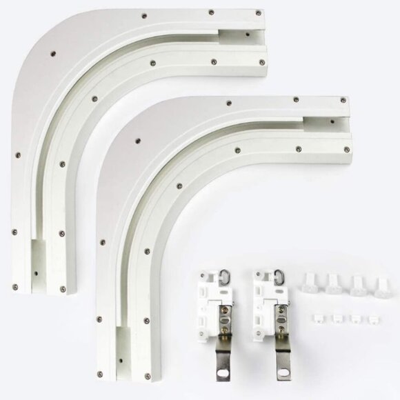 Smart Electric Curtain Track- 90 Degree Bend set for MODEL AT5810 and QL600 ONLY - Picture 1 of 4